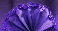 Rest, Seidentaft - violett changierend