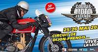 30e édition des Coupes Moto Légende : un rendez-vous à ne pas manquer les 25 et 26 mai 2024 ! L’un des plus grands rassemblements européens de motos anciennes d’exceptions aura lieu ce week-end (25/26 mai 2024), sur le Circuit Dijon-Prenois (21) !