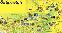 Österreich touristische karte