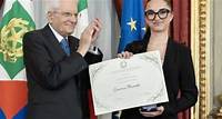 La volontaria delle Misericordie, Ginevra Minetti, premiata da Mattarella insieme ai giovani Alfieri della Repubblica