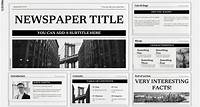 Newspaper template | Free PowerPoint template & Google Slides theme