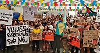 21. April 2024 Protestaktion auch auf La Palma gegen Massentourismus