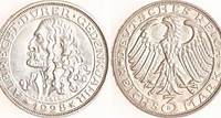 Weimarer Republik 3 Reichsmark 1928 D Dürer. Vorzüglich
