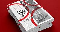 Book, brochure mock-up - Mockups Design
