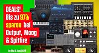 97% sparen bei Output, Moog & Spitfire mit den Mai & Juni Deals