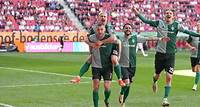 Starker Auftritt im Jubiläumsspiel Werder feiert Big Points beim FC Augsburg