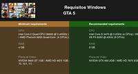 Grand Theft Auto V Requisitos Mínimos e Recomendados 2023 - Teste seu PC 🎮