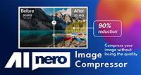 Nero AI Image Compressor - Reduce image size for free