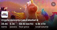 Crypto Unicorns Land Market - Collection | OpenSea
