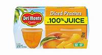Diced Peaches in 100% Juice, Fruit Cup® Snacks