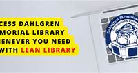 Home Page - Dahlgren Memorial Library