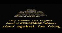 Star Wars: Episode VIII The Last Jedi Opening Crawl