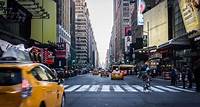 Taxi, Nyc, New York, Stadt, Usa, Urban