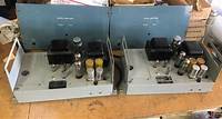 Pair 1960s Northern Electric RA75A Monobloc El34 tube Cinema hifi amplifiers