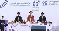 IIM Indore Conducts its 25th Annual Convocation The 25th Convocation of the Indian Institute of Ma