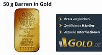 50g Goldbarren zum Top Goldpreis kaufen