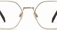 Keiko Eyeglasses in Polished Gold | Warby Parker