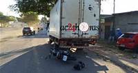MAIS UM ACIDENTE Motociclista colide na traseira de caminhão e desmaia em Rio Branco