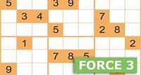 Sudoku gratuits - Force 3 - 21 mai 2024 Grille n°1237