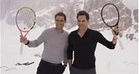 Mode Federer et Nadal : au sommet avec Louis Vuitton À 3.000 mètres d’altitude, sur l’un des sommets des Dolomites italiennes, la