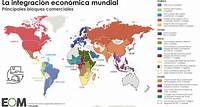 El mapa de los principales bloques comerciales del mundo