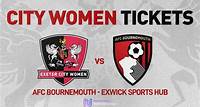 22 April 2024 🎟️ Exeter City Women vs AFC Bournemouth tickets SOLD OUT! Tickets for Exeter City Women's final day clash with AFC Bournemouth at the Exwick Sports Hub are now SOLD OUT!