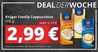 Krüger Family Cappuccino: 2,99 € statt 5,09 €