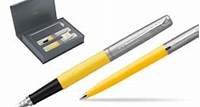 Parker Jotter Originals Yellow CT Pen Füllfederhalter + Kugelschreiber in a Gift Box in Parker gift box Duo 2022
