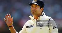 Sachin Tendulkar of India waves to fans during day one of the First Test match between Australia and India at Melbourne Cricket Ground on December