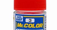 Solvent-Based Acrylic Lacquer Paint Bottles 10ml Mr. Color