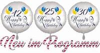 Happy Birthday Balloons Luftballons mit Helium Happy Birthday Balloons Luftballons im Trend bei Geburtstagspartys