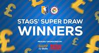 Stags' Super Draw: May winners
