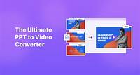 Easily convert your PPT to Video [Fast & Simple]