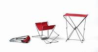 Red Fishing and Camping Stool