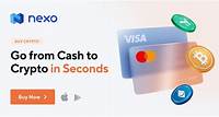Buy Crypto with Credit & Debit Card – Easy and Instant • Nexo