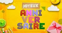 Un anniversaire haut en couleurs Aujourd'hui est un jour si spécial ! On souhaite un joyeux anniversaire à ses proches avec cette carte coloré, pleine de soleil et de chaleur. C'est le jour J, et la bonne humeur s'invite dans tous les coeurs !