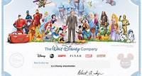 New Disney Shareholder Certificate Celebrates Nine Decades of The Walt Disney Company - The Walt Disney Company