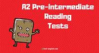 A2 Reading Tests - Test-English