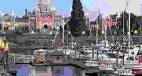 The Parliament Buildings and Inner Harbour, Victoria, British Columbia, Canada.