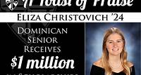 Dominican Senior Eliza Christovich Receives $1 Million in Scholarships