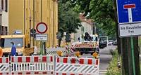 Baustelle für Fernwärmetrasse: Roßbachstraße ab heute für zwei Monate gesperrt