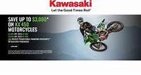 Kawasaki - Save Up To $3,000 On KX 450 Motorcycles