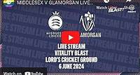 Live Streaming Cricket: Middlesex vs Glamorgan, South Group, Vitality Blast