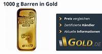 1kg Goldbarren kaufen | Preis vergleichen mit der Nr. 1 GOLD.DE