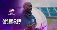 Curtly Ambrose visits Nassau County International Cricket Stadium in New York | T20WC 2024