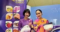 THAI Cargo provides sponsored souvenirs for Thai Airways International booth at Thai Festival 2024 in Tokyo, Japan.