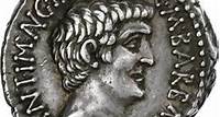 Roman Republic Denarius Marc Antony and Octavian. Ephesus. EF +. Excellent portraits