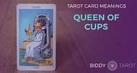 Queen of Cups Tarot Card Meanings | Biddy Tarot