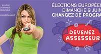 Devenez assesseur(e) de bureau de vote ! Une ann�e d'�lections ! Au programme de cette ann�e 2024 : les �lections europ�ennes qui se tiendront le dimanches 9 juin 2024. La Ville recherche des assesseur(e)s pour tenir ses 58 bureaux de vote.