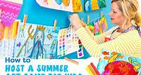 How to Host a Summer Art Camp for Kids | Deep Space Sparkle